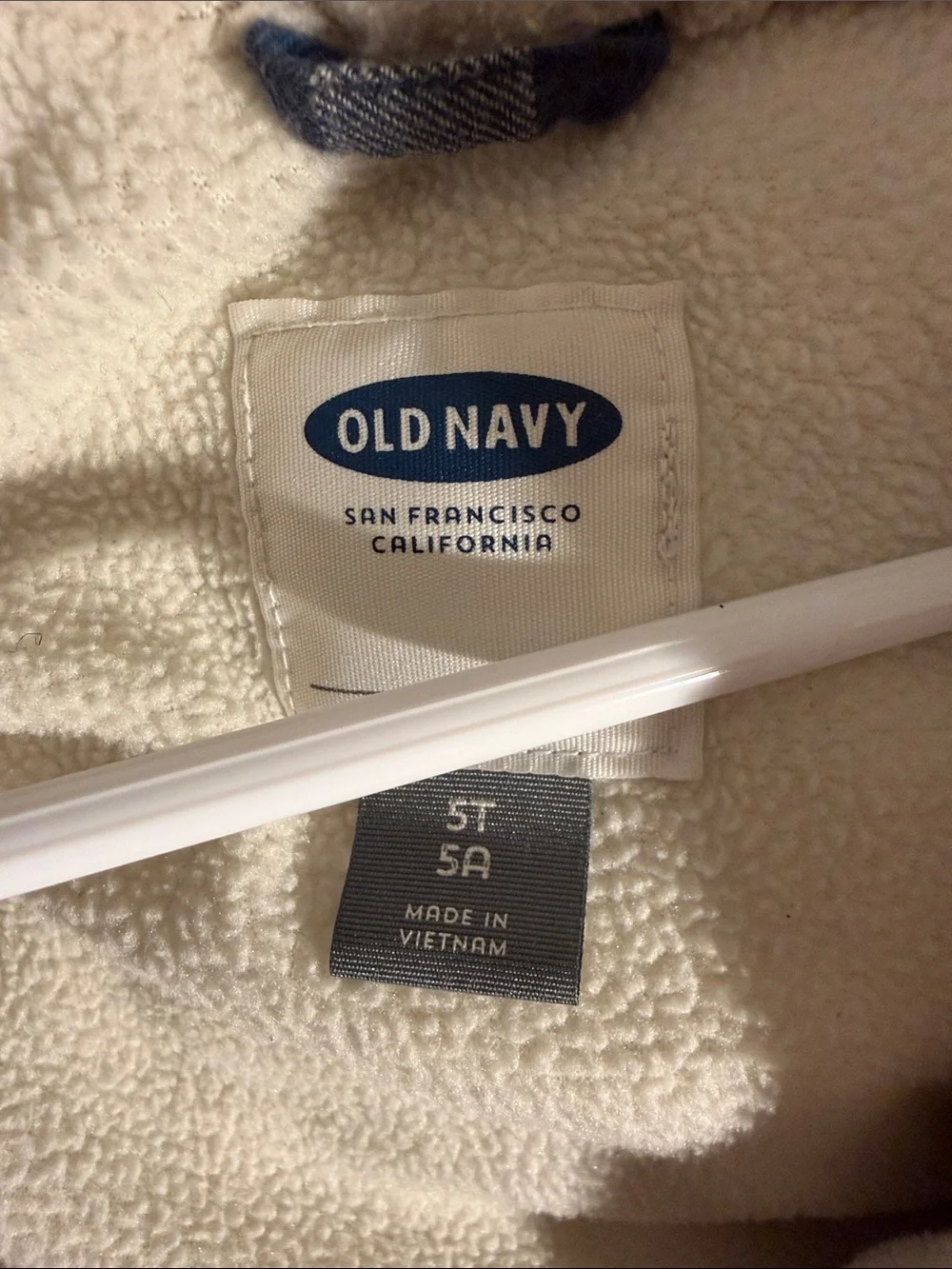 Old Navy Blue, Navy & Yellow Plaid Puffer Vest